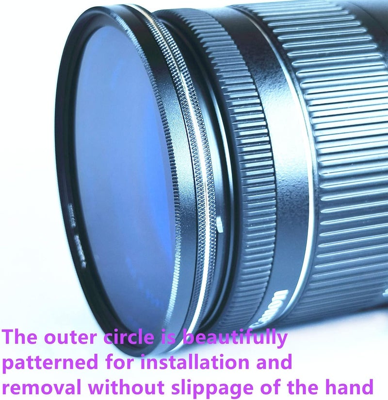 Yadsux 49mm to 77mm Step Up Ring Filter Adapter 72 Size Models - Image 5